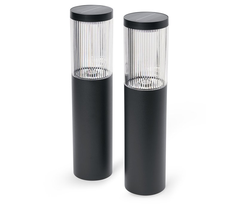 Tchibo - 2 Solar-Wegeleuchten - schwarz