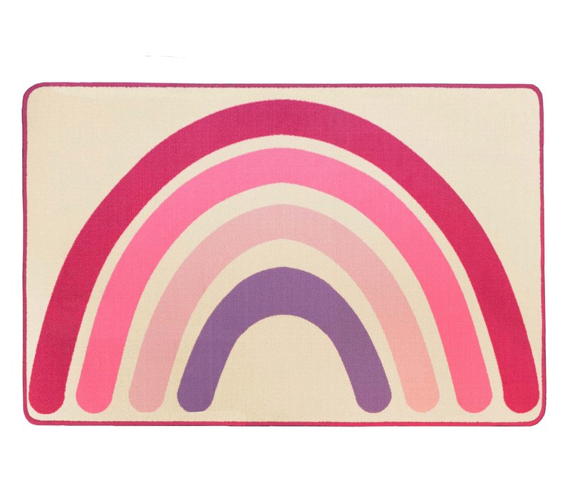 Tchibo - Kinderteppich »Rainbow« - rosa