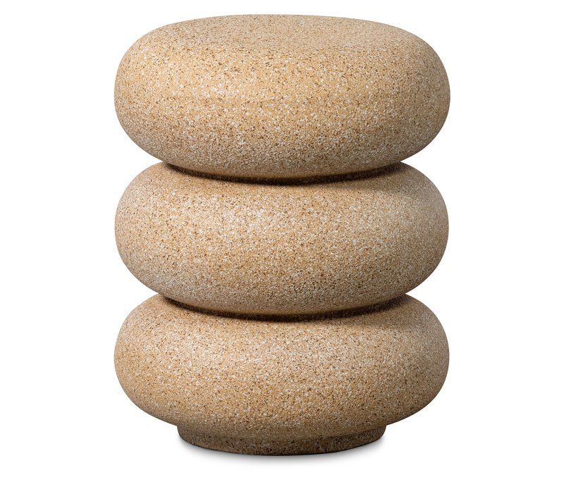 Tchibo - Woood Beistelltisch - 57x44x44cm - beige -
