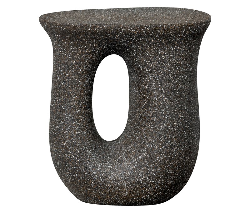 Tchibo - Woood Beistelltisch - 40x40x50cm - schwarz -