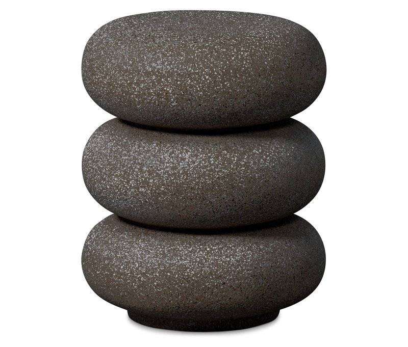 Tchibo - Woood Beistelltisch - 57x44x44cm - schwarz -