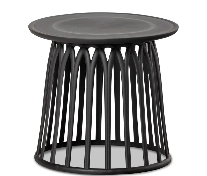 Tchibo - Woood Beistelltisch - 50x50x45cm - schwarz - Polypropylen