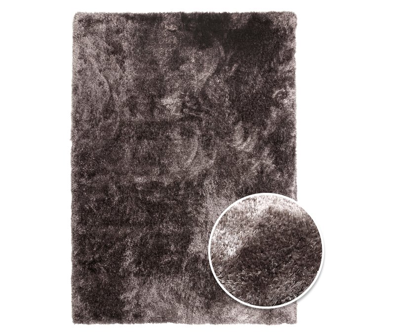 Tchibo - Teppich »Silky« - dunkelbraun