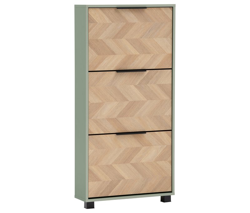 Tchibo - Schuhkipper »Piazza« - 59,8x19,5x124,5cm - schwarz - Holz / Metall / Kunststoff