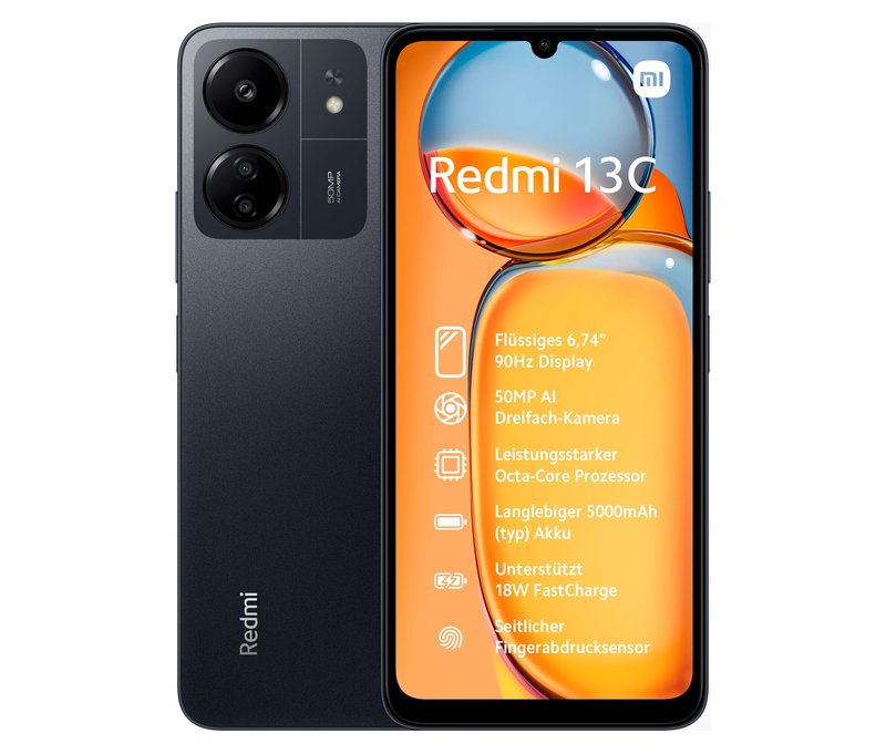 Xiaomi Redmi 13C 128Gb Black (Refurbished)