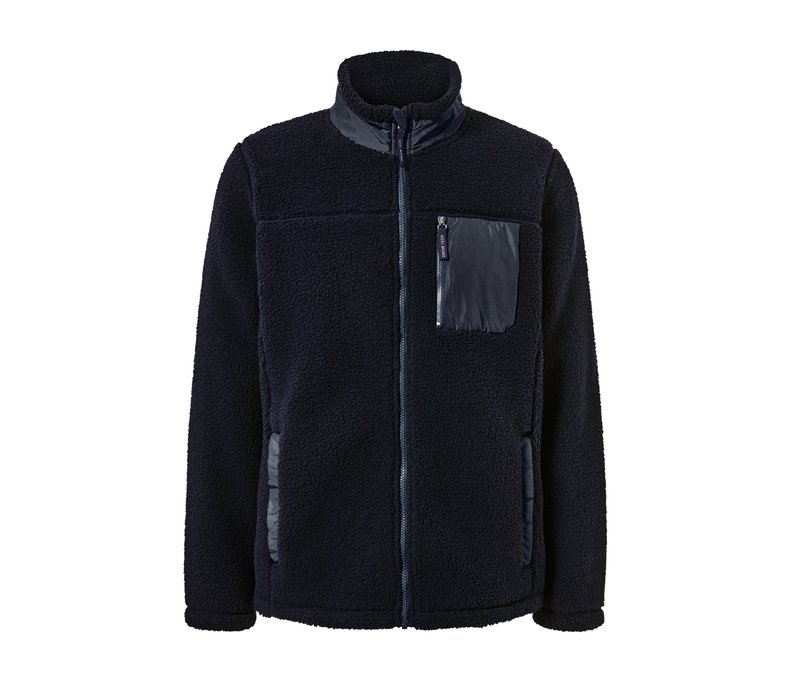 Tchibo - Teddyjacke - Herren - Gr. M - dunkelblau