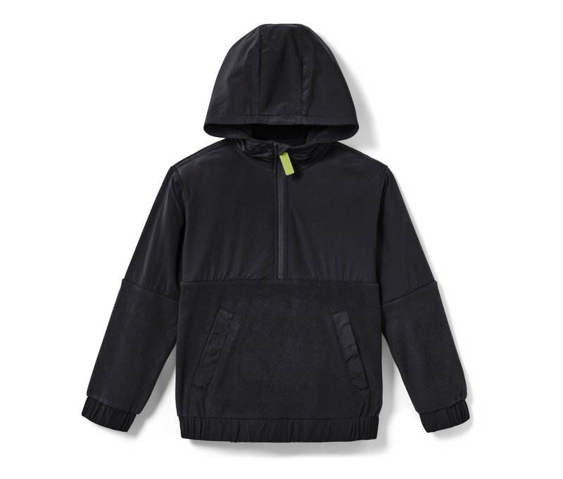 Tchibo - Kinder-Fleecesweater - Gr. 158/164 - schwarz