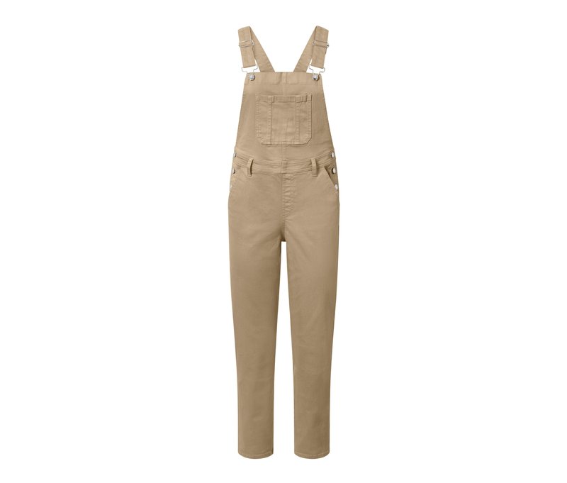 Tchibo - Latzhose - Damen - Gr. 42 - beige