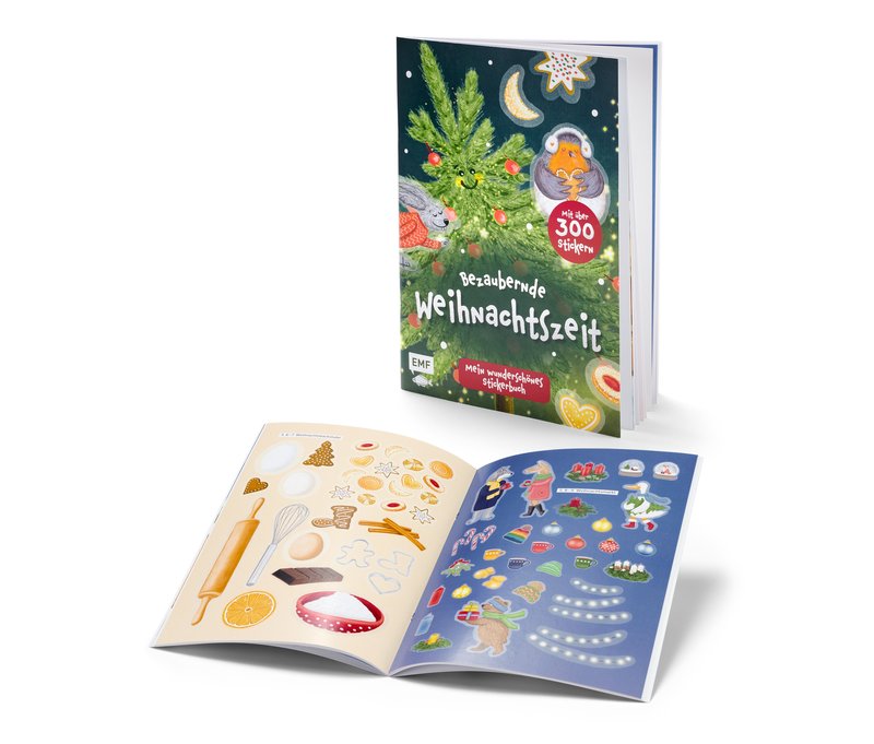 Tchibo - Stickerbuch: »Bezaubernde Weihnachtszeit«
