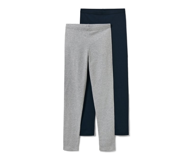 Tchibo - 2 Kinder-Leggings - Kinder - Gr. 134/140 - dunkelblau