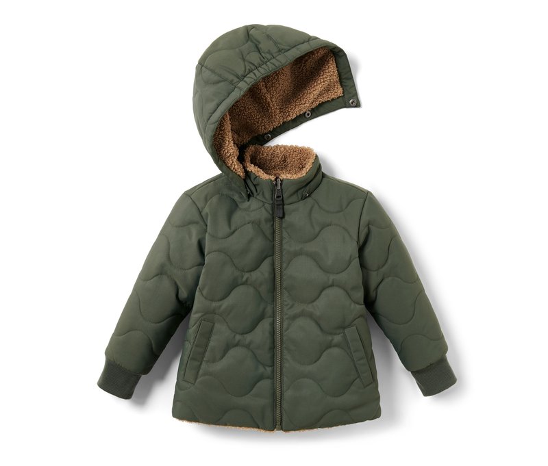 Tchibo - Kinder-Wendejacke - Kinder - Gr. 122/128 - grün