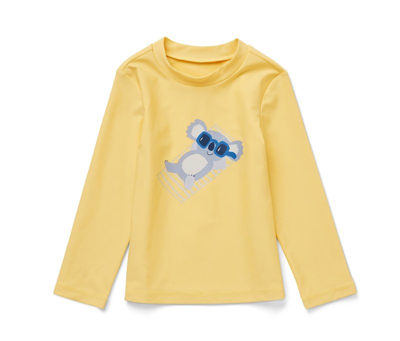 Tchibo - Kinder-Shirt mit UV-Schutzfaktor 80 - Kinder - Gr. 98/104 - gelb/print