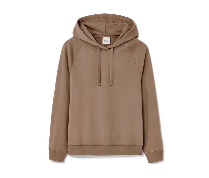 Nah/Studio Hoodie - nachhaltige Baumwolle - Gr. XL - braun