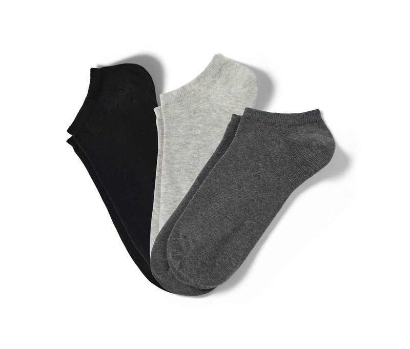 Tchibo - 3 Paar Sneakersocken - Herren - Gr. 44-46 - anthrazit