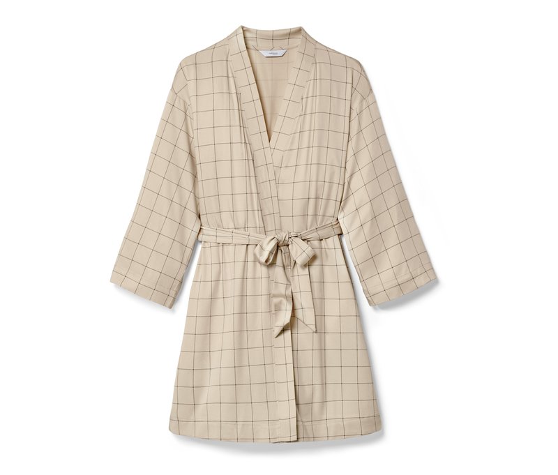 Tchibo - Morgenmantel - Damen - Gr. XL - schwarz