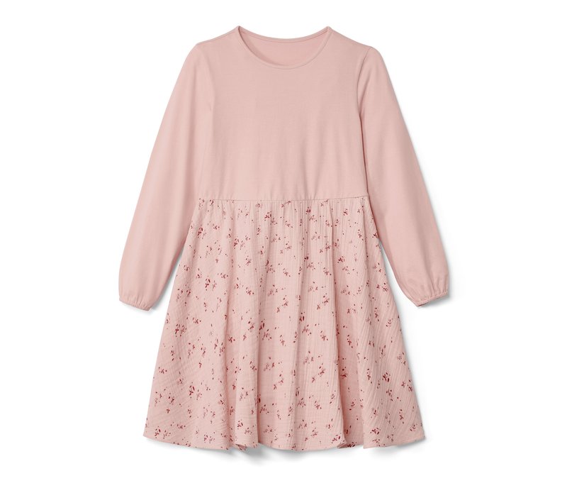 Tchibo - Kinder-Webkleid - Mädchen - Gr. 134/140 - rosa
