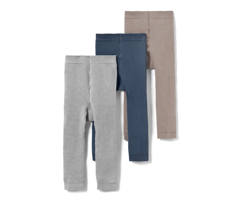 Tchibo - 3 Kinder-Thermoleggings - Kinder - Gr. 110/116 - blau