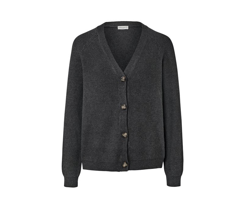 Tchibo - Grobstrick-Cardigan - Damen - Gr. S - dunkelgrau