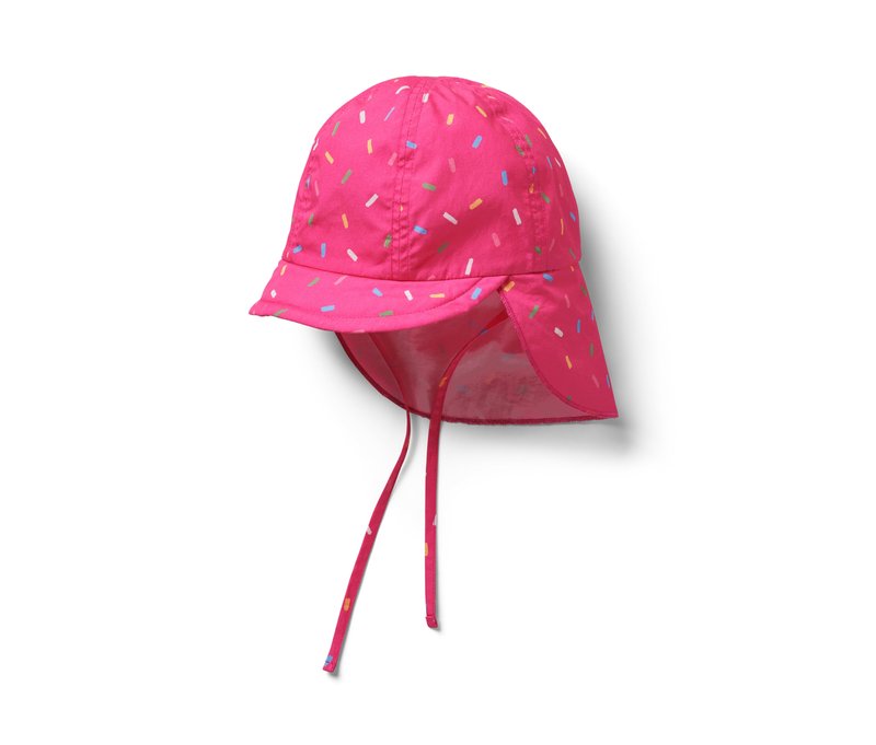 Tchibo - Kinder-Sonnenmütze mit UV-Schutzfaktor 80 - Gr. 49-52 - pink/print