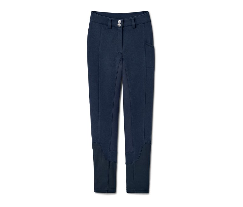 Tchibo - Kinder-Vollbesatz-Reithose - Mädchen - Gr. 122/128 - dunkelblau