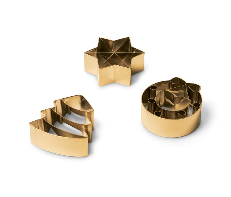 Tchibo - Premium-Keksausstecher-Set - gold