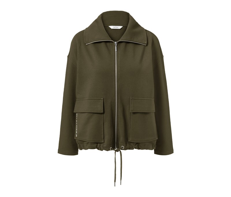 Tchibo - Sweatjacke - Damen - Gr. M - khaki