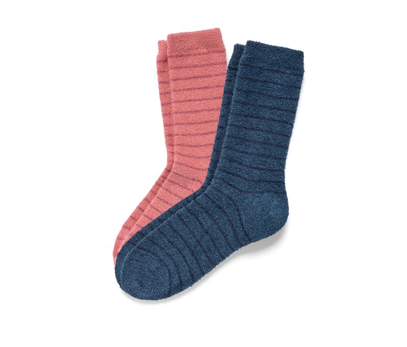 Tchibo - 2 Paar Kuschelsocken - Damen - Gr. 39-42 - braun