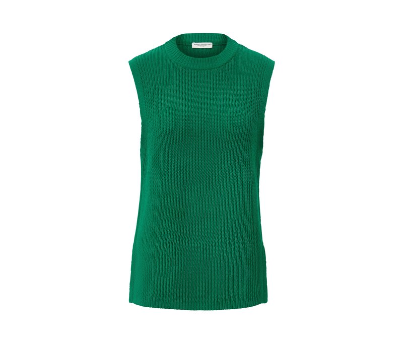 Tchibo - Grobstrick-Pullunder - Damen - Gr. XL - grün