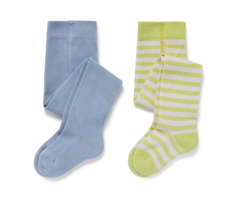 Tchibo - 2 Baby-und-Kleinkind-Strumpfhosen - Baby - Gr. 50/56 - hellblau