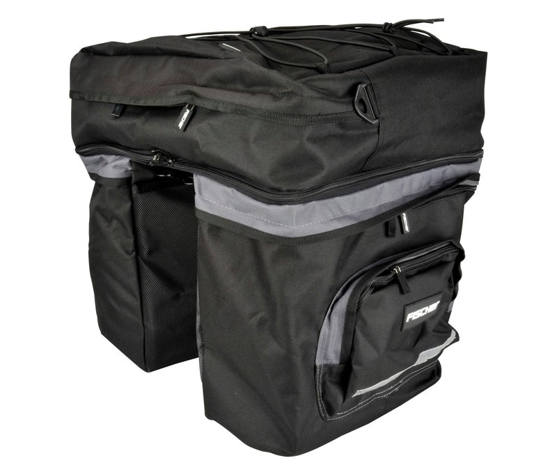 Tchibo - Fischer Gepäckträgertasche - schwarz