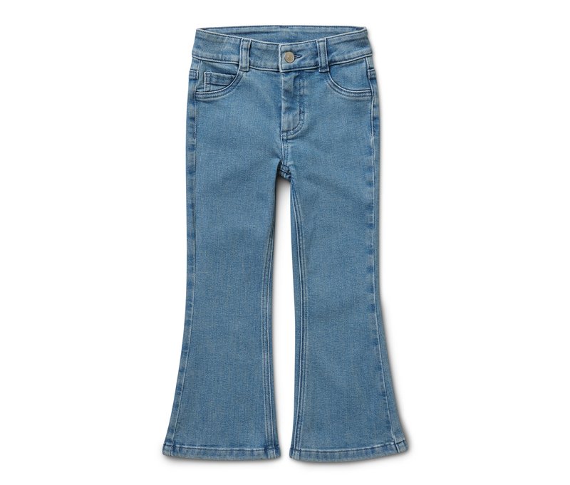 Tchibo - Kinder-Slim-Jeans Bootcut ‒ Fit »Emma« - Mädchen - Gr. 98 - blau