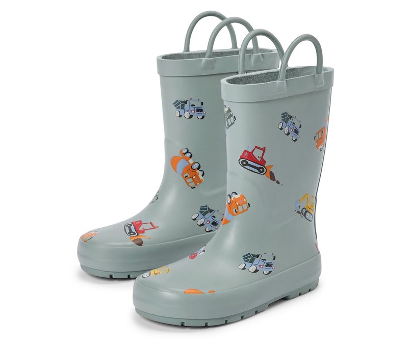 Tchibo - Kinder-Regenstiefel - Gr. 28-29 - grau/print