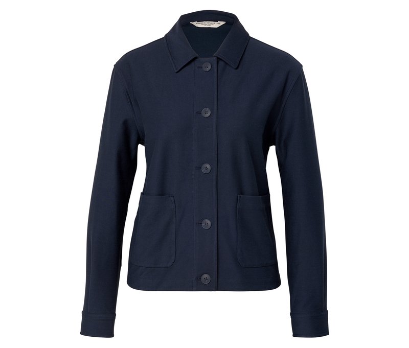 Tchibo - Jerseyjacke - Damen - Gr. 38 - dunkelblau