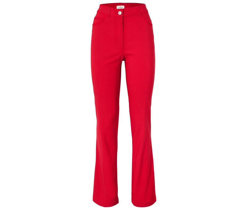 Tchibo - Bengalin-Hose Bootcut - Damen - Gr. 46 - rot