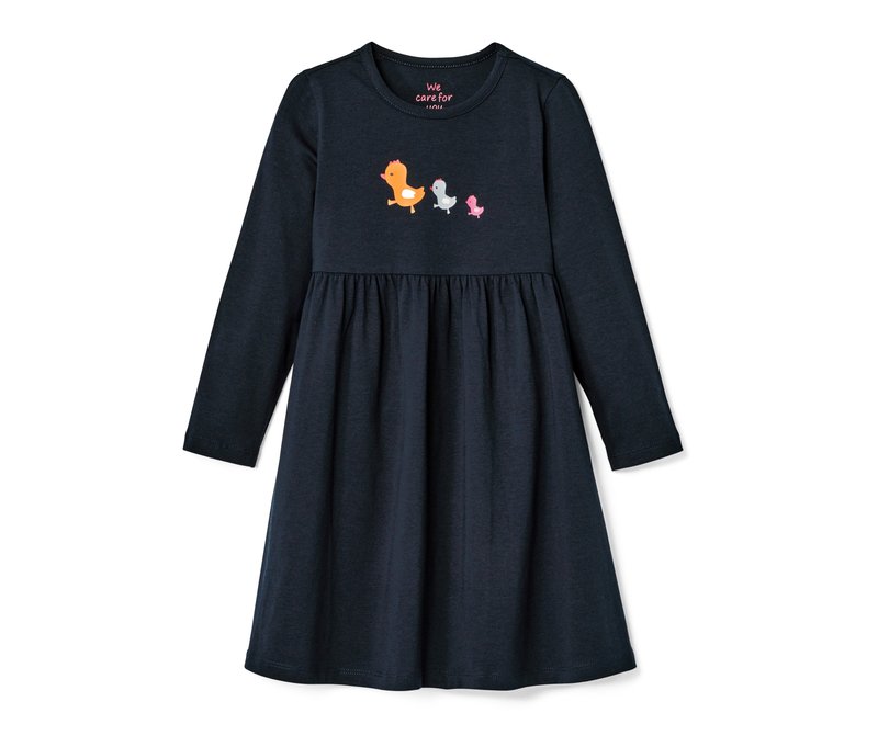 Tchibo - Baby Jerseykleid - Gr. 98/104 - dunkelblau