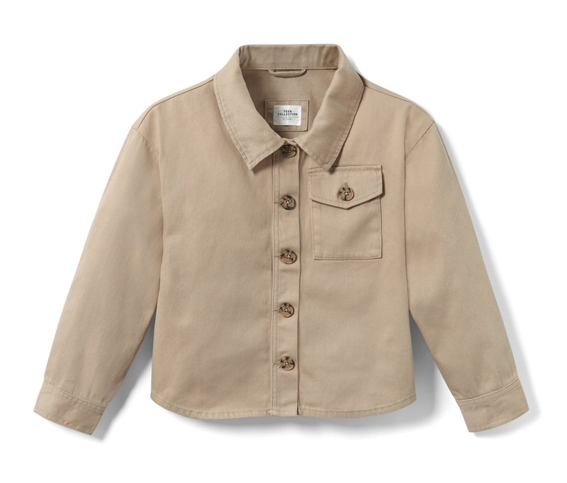 Tchibo - Kinder-Denimjacke - Gr. 134/140 - beige