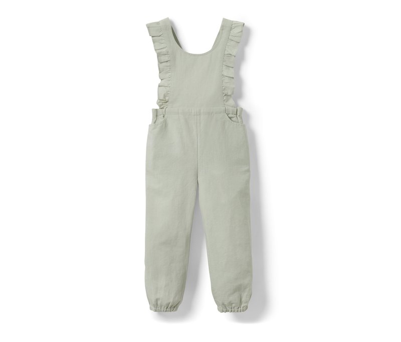 Tchibo - Kinder-Jumpsuit - Gr. 122/128 - grün