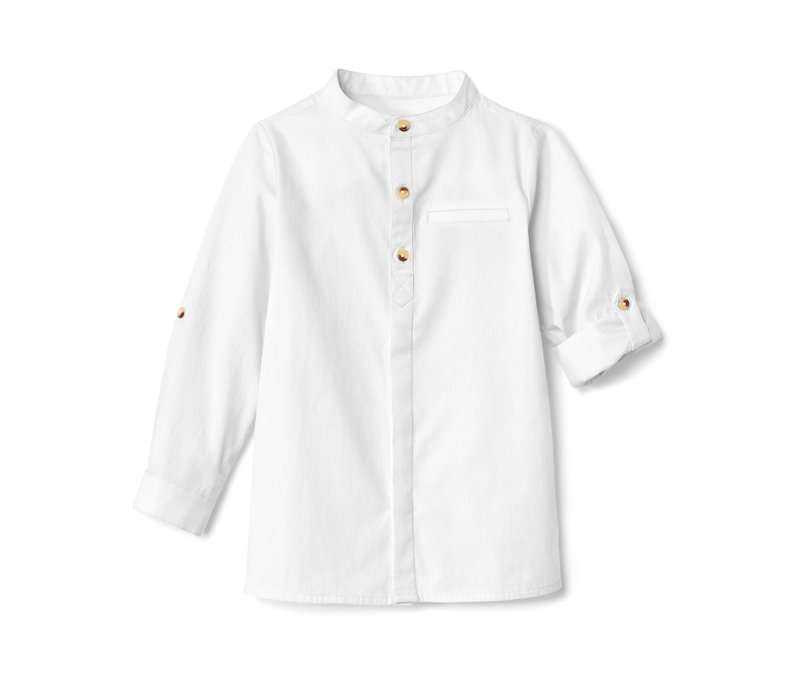 Tchibo - Kinder-Oxford-Hemd - Gr. 74/80 - weiß