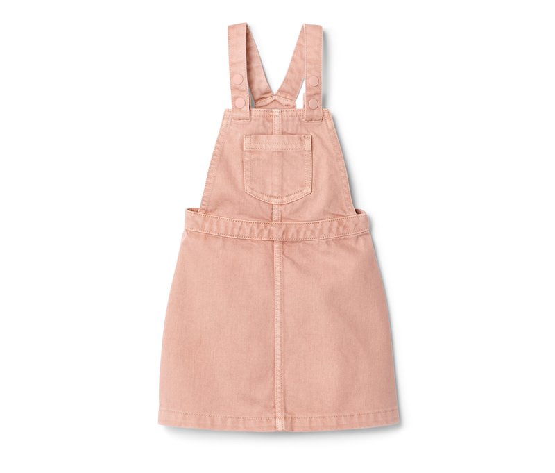 Tchibo - Kinder-Latzkleid - Gr. 122/128 - rosa