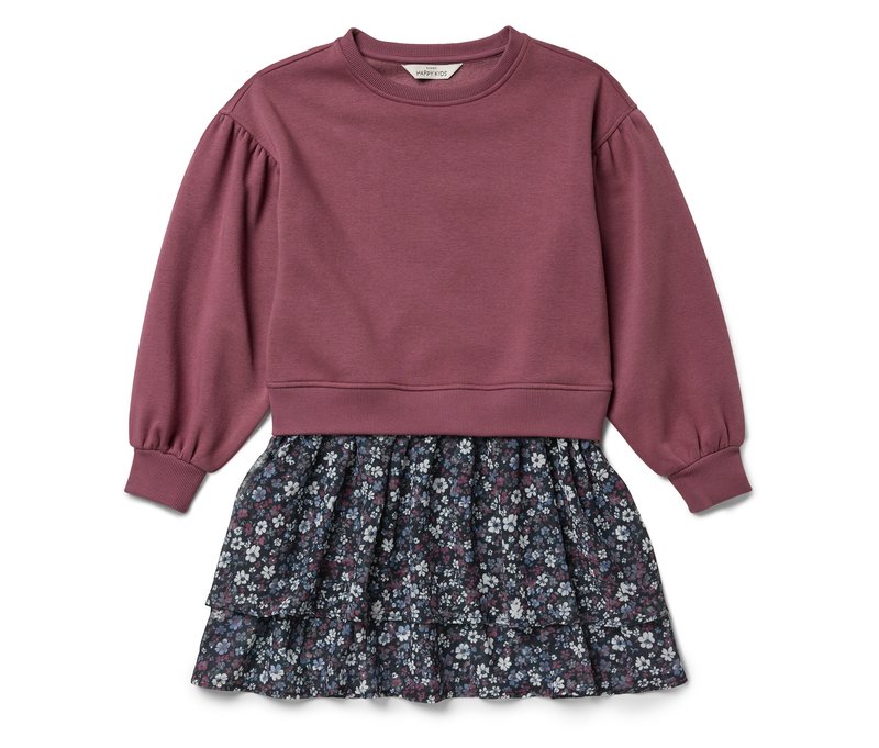 Tchibo - Kinder-Sweatkleid - Gr. 146/152 - mehrfarbig