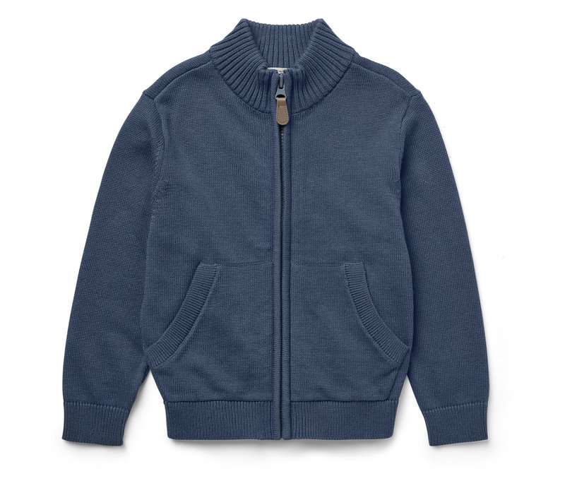Tchibo - Kinder-Strickjacke - Gr. 122/128 - dunkelblau