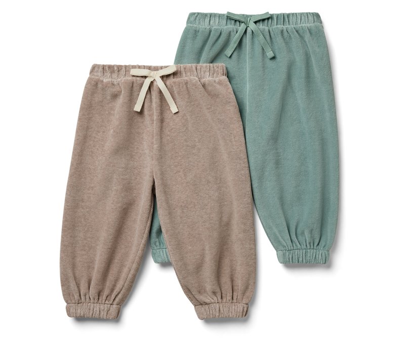 Tchibo - 2 Baby-Pull-on-Pants - Gr. 74/80 - beige