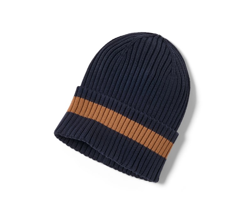 Tchibo - Strickmütze - Gr. 53-56 - dunkelblau