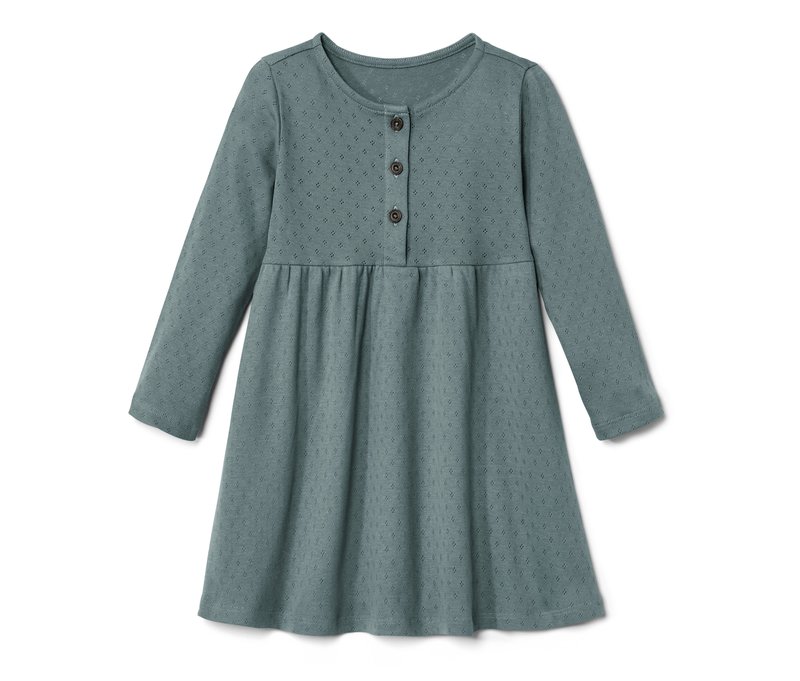Tchibo - Kleinkind-Kleid - Gr. 134/140 - blau