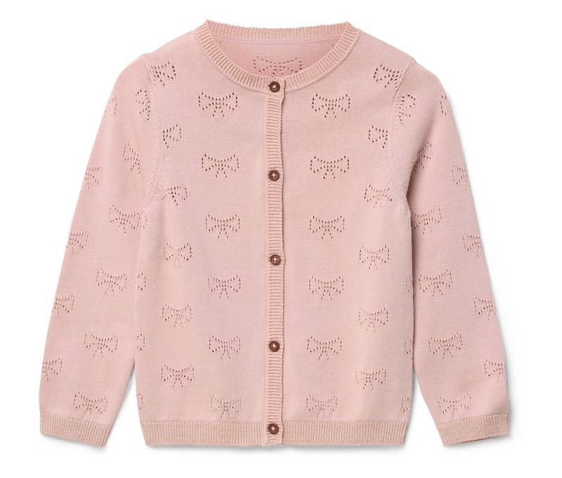 Tchibo - Kinder-Strickjacke - Gr. 122/128 - rosa