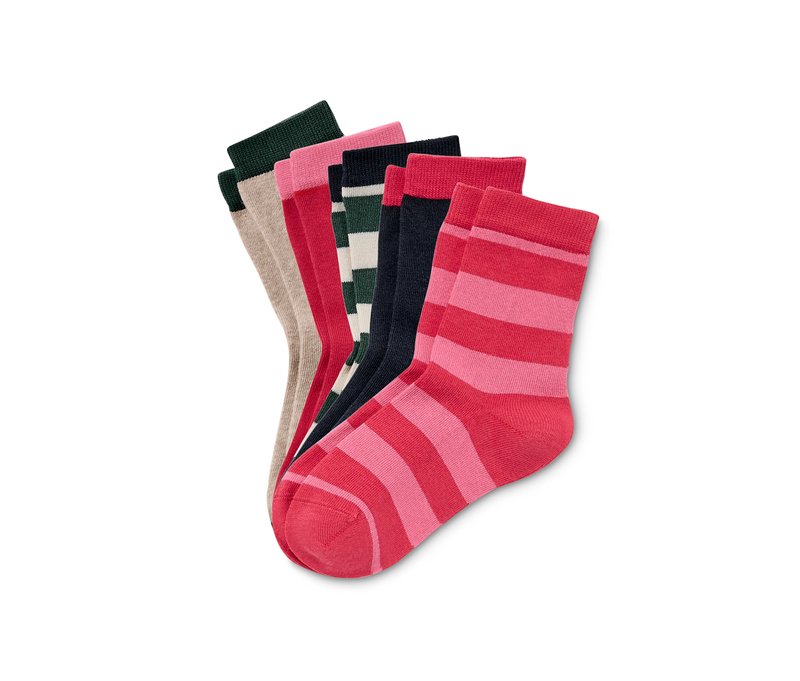 Tchibo - 5 Paar Socken - Gr. 27-30 - dunkelblau