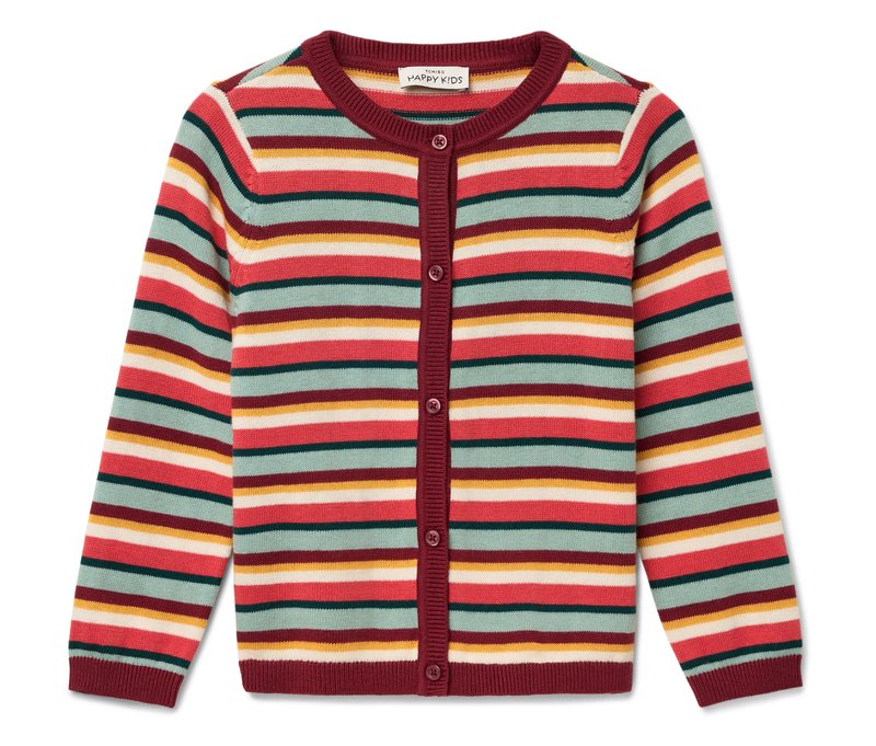 Tchibo - Kinder-Strickjacke - Gr. 122/128 - gelb