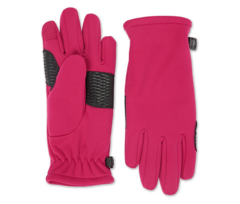 Tchibo - Kinder-Softshellhandschuhe - Gr. 134/140 - dunkelrosa