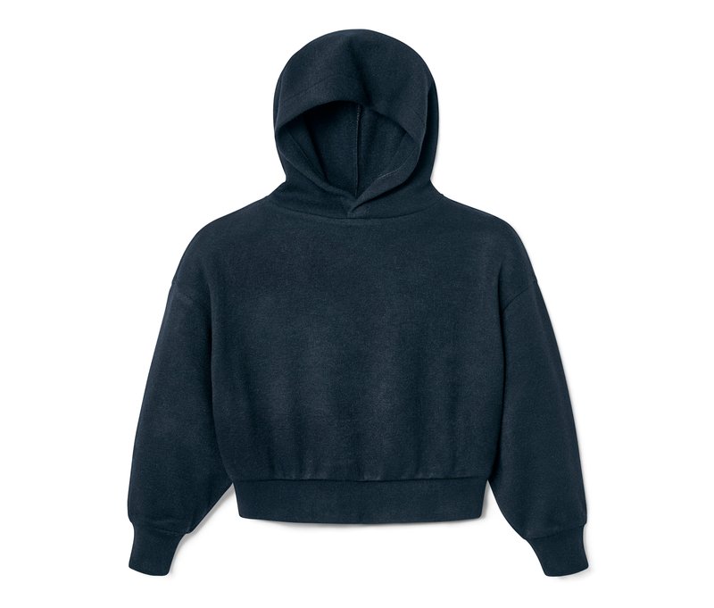 Tchibo - Kinder-Strickhoodie - Gr. 170/176 - schwarz