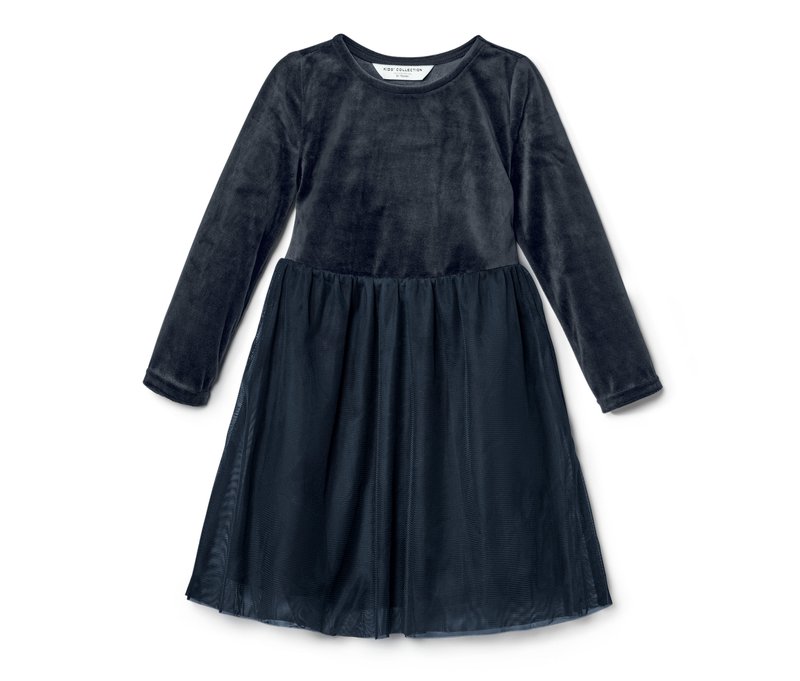 Tchibo - Kinder-Tüllkleid - Gr. 86/92 - dunkelblau